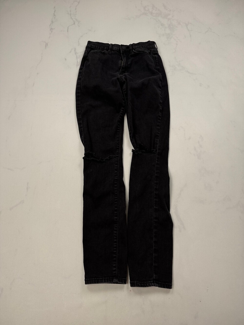 Pacsun Super High-Rise Jeggings Black 90s Jeans Skinny - Womens 23 Waist